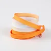 Orange gradient shoelaces