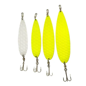 Hot Sale 2.5oz 3.5oz 4.5oz Artificial Hard Bait Fishing Baits Heavy Metal Flutter Spoon Lure – Metal Jig – view 2