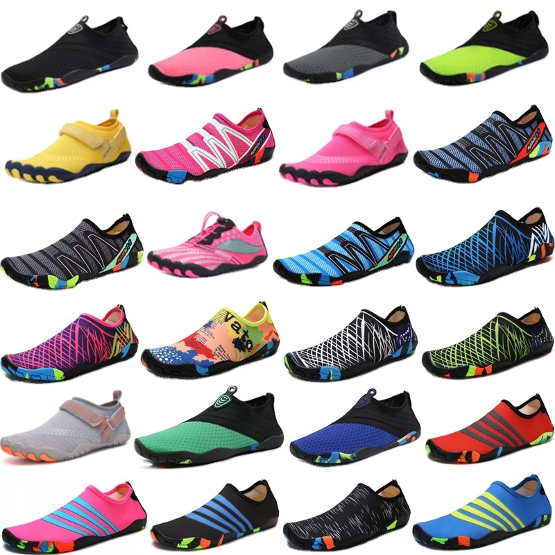 Womens Mens Kids Water Shoes Quick-Dry Aqua Socks Barefoot Shoes for Water Sports 