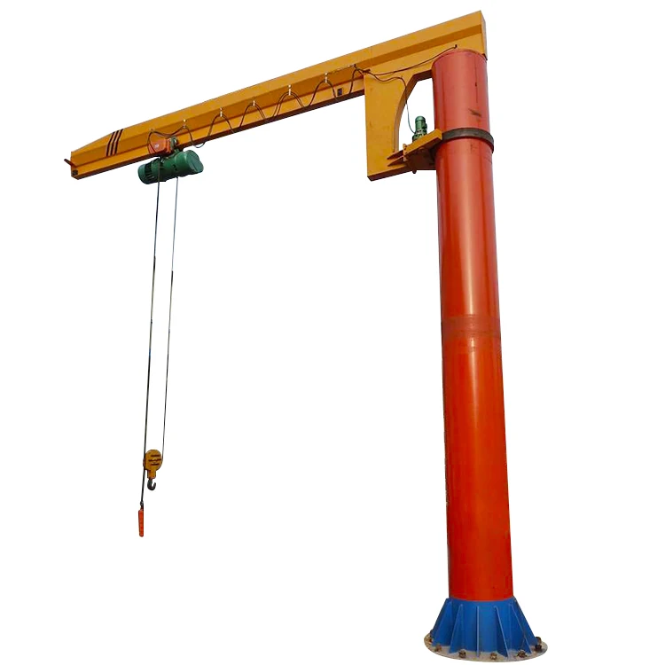 BZ Model Floor Mounted Column Electric Hoist Small Jib Crane 1 Ton