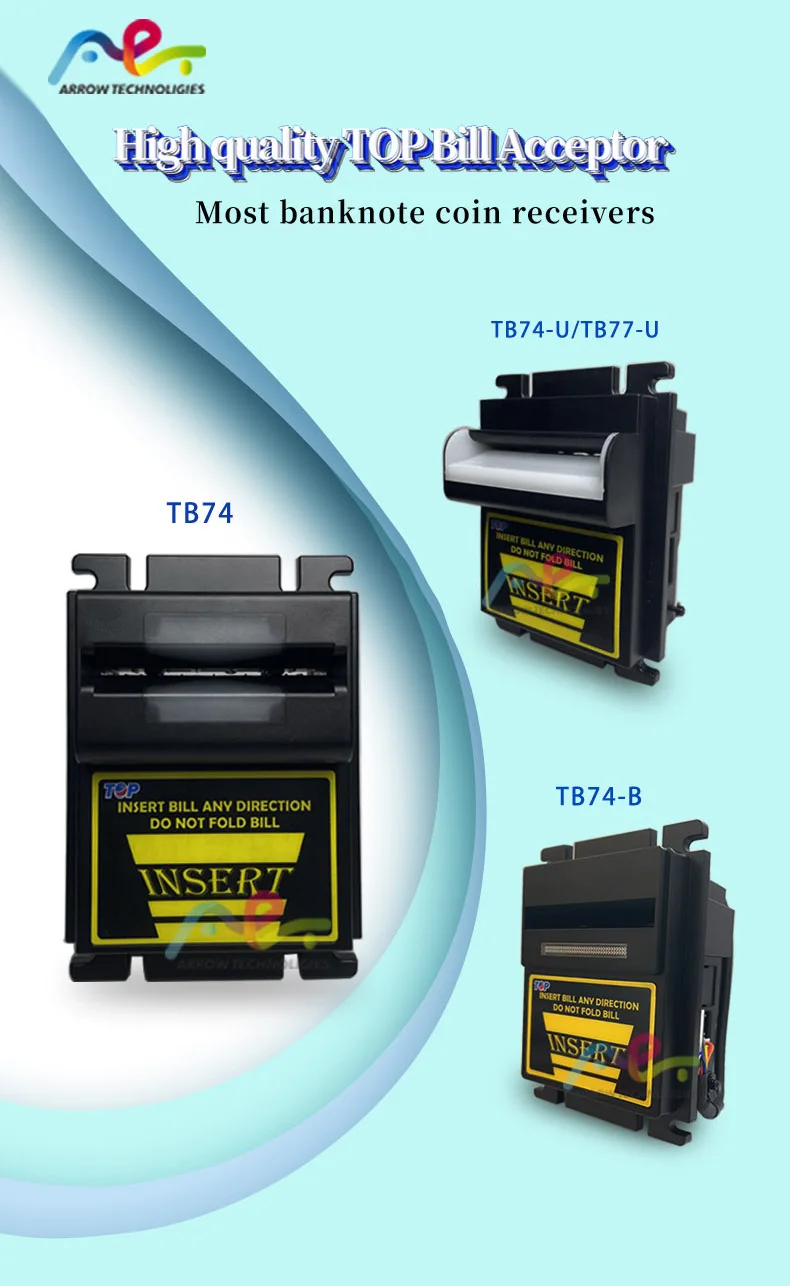 ICT TB74 Bill Acceptor With Stacker For Vending Machine, 06/25/2024