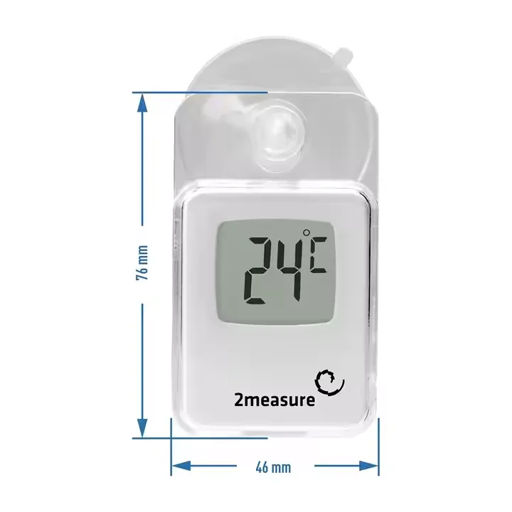 Cheap Waterproof LCD Digital Screen Display Electronic Hygrometer Thermometer Household Thermometers with Comfort Level White