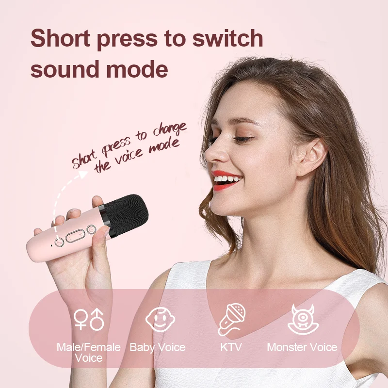 Factory Portable Pocket Music Box Speaker Home Ktv Party Gift Speaker Karaoke Mini Microphone