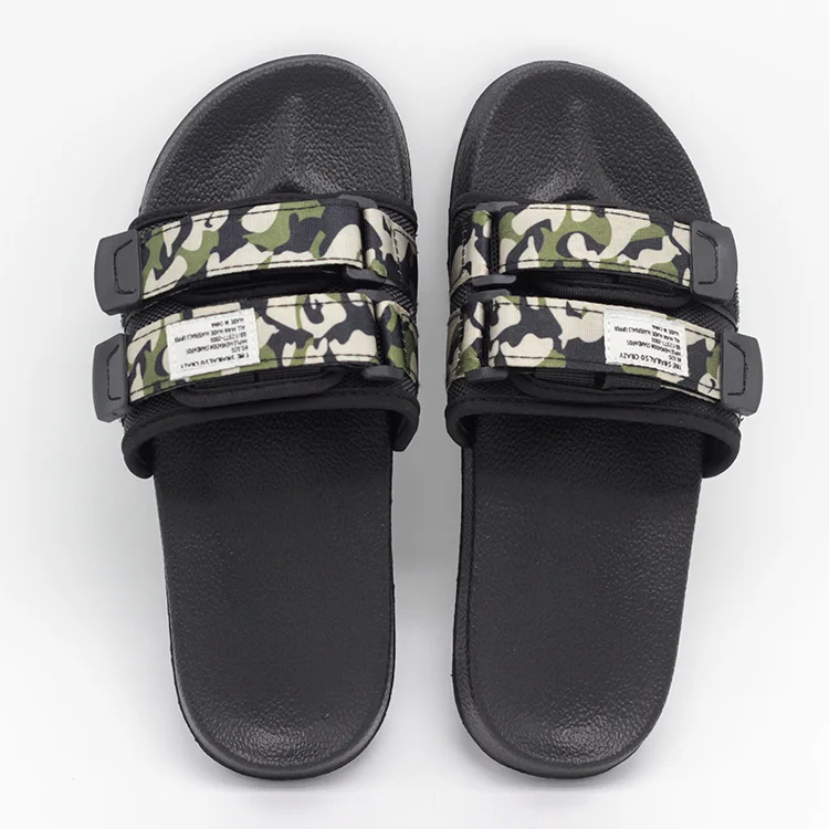 2019 Summer Latest Design Custom Slippers Antiskid EVA Adjustable Slide Palm Slipper Man