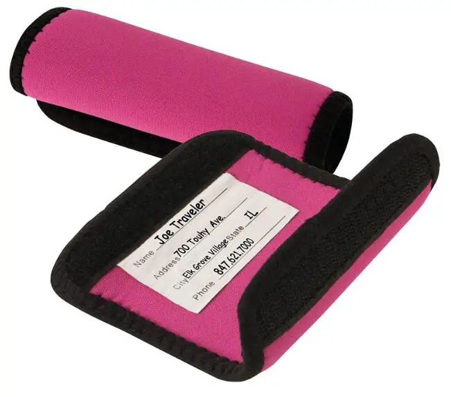 Custom Neoprene Handle Cover Neoprene Luggage Handle Wrap Polyester