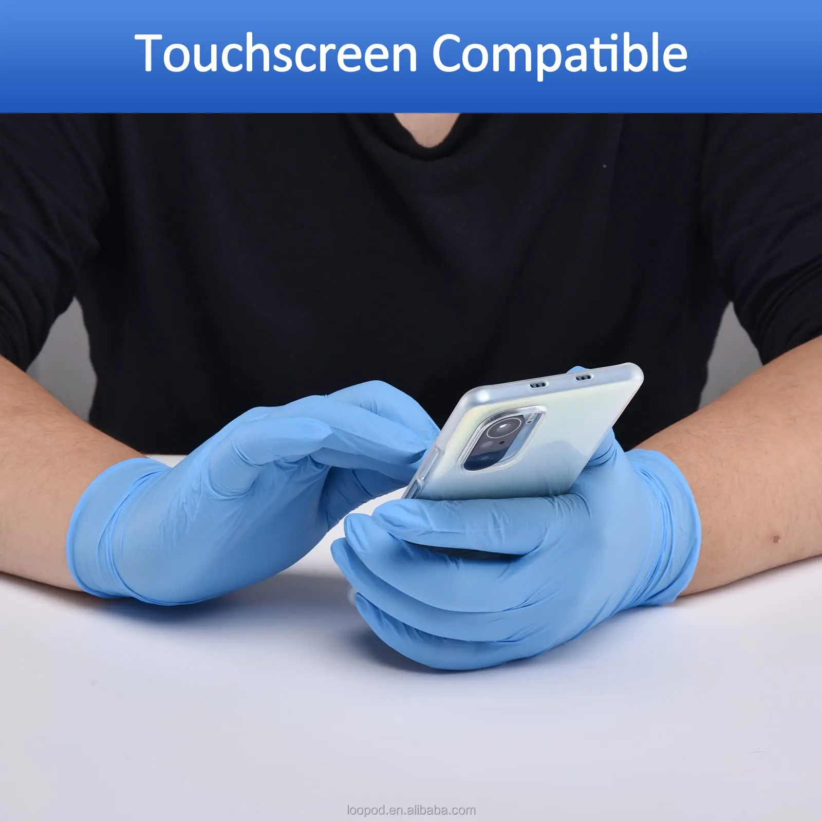 Examination Powder Free Nitrile Gloves Powder Free Disposable Nitrile