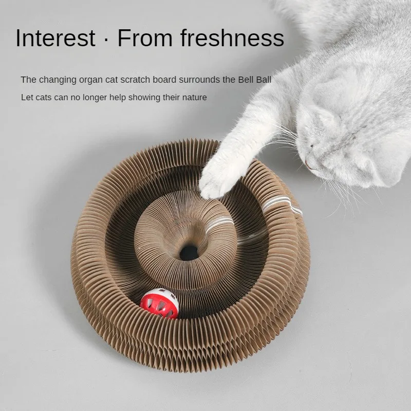 Interactive Cat Scratching Board Sustainable Fun Toy