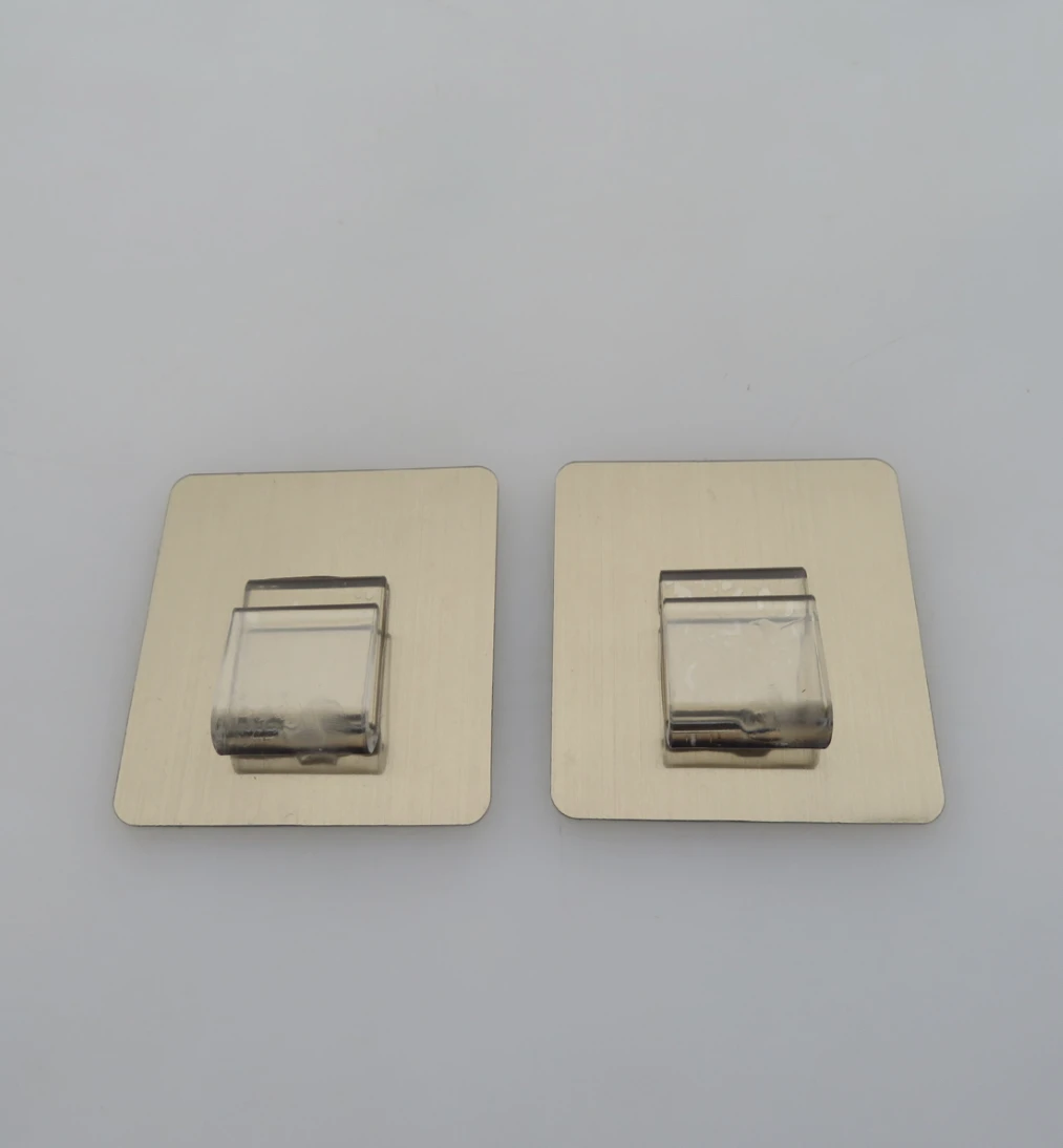 Custom Production Of Stainless Steel Shelving Claw Buckle Buckle To Sample Processing Traceless Stick self adhesive hooks manufacture