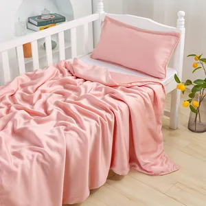 100% Biodegradable Original Bamboo Bed Kids' Babies' Bedding  Lyocell Bamboo Baby Crib Sheet Set and Duvet Cover Set