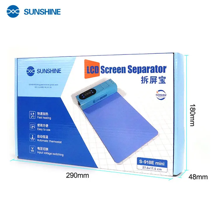SUNSHINE S-918E LCD Blue Screen Splitter for Iphone & Ipad