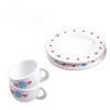 Heart cup and saucer