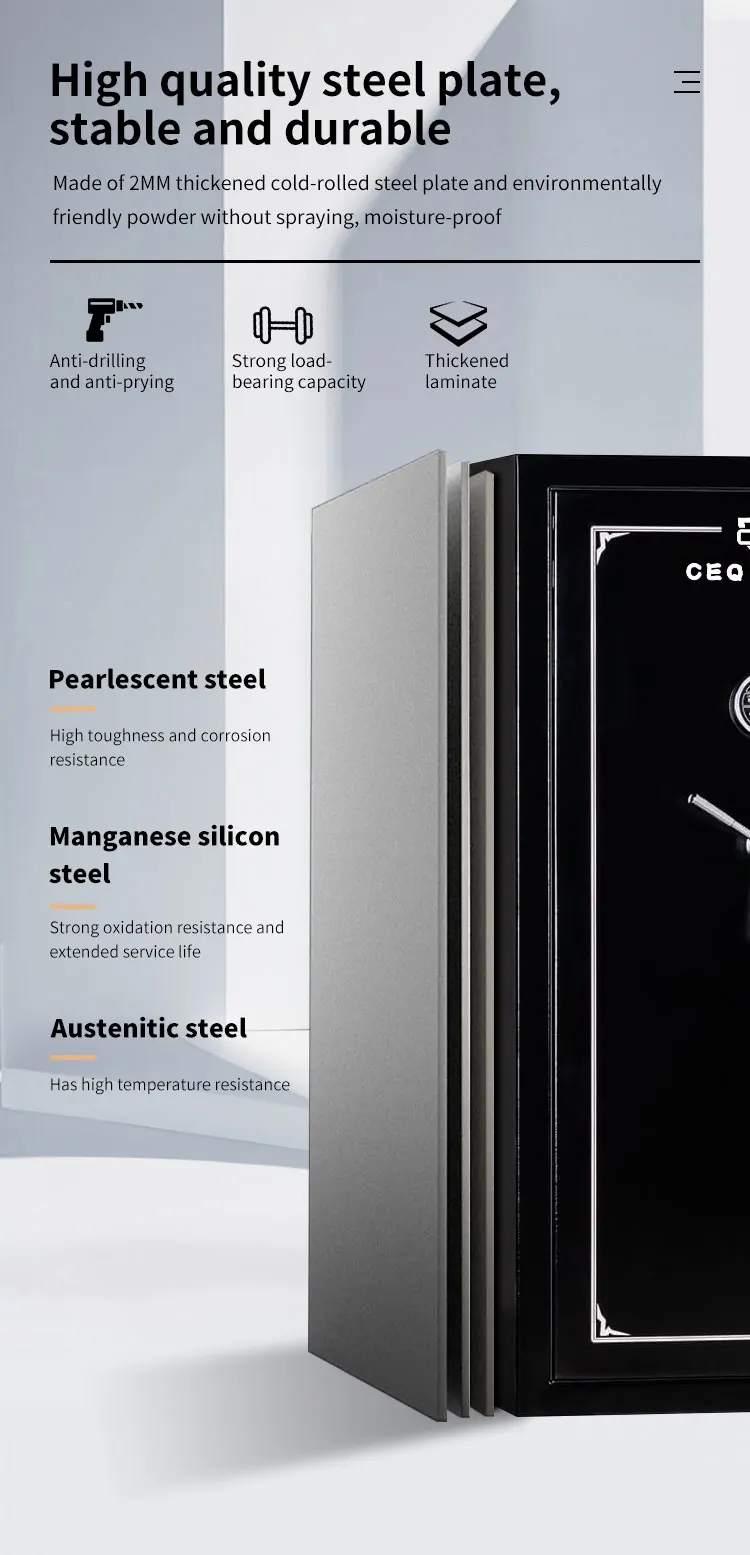 CEQSAFE American Electronic Digital Fireproof Waterproof Steel Stash Safes supplier