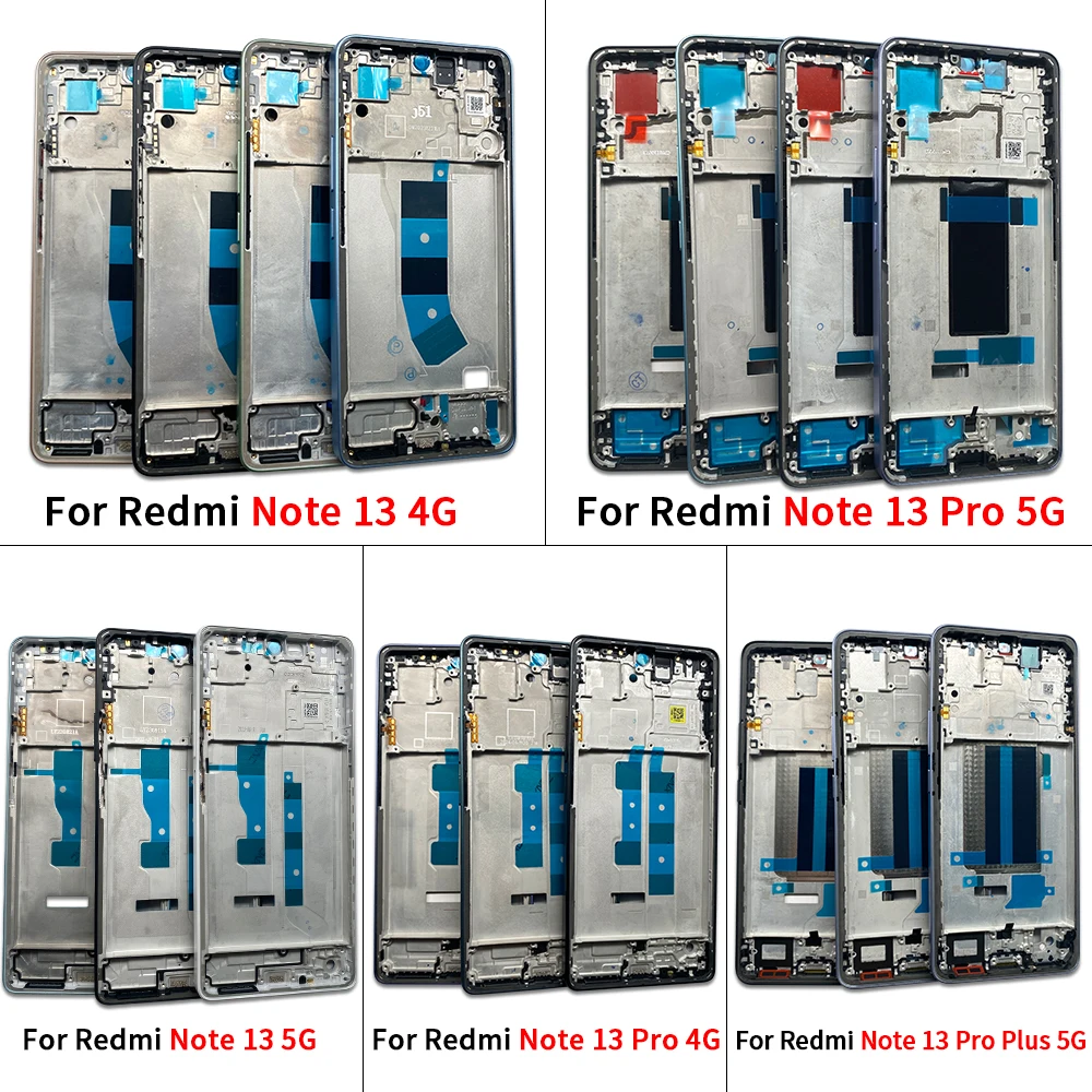 Cadre Central (middle Frame) Pour Xiaomi Redmi Note 11S 5G - Structure Noire, Compatible, Neuf
