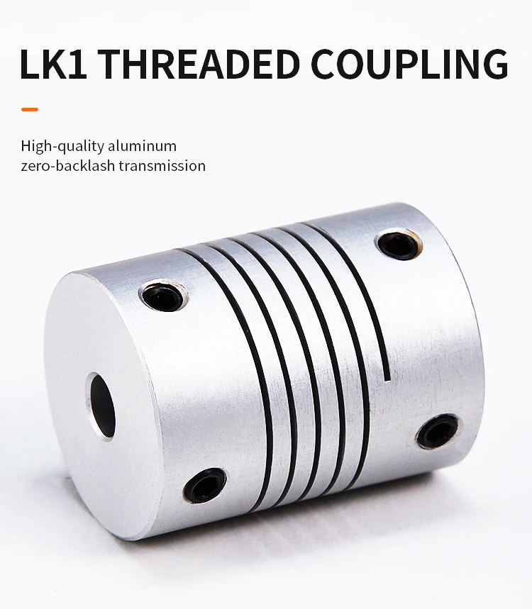 Helical Drive Flexible Coupling For Encoder Shaft Coupling Dimensions