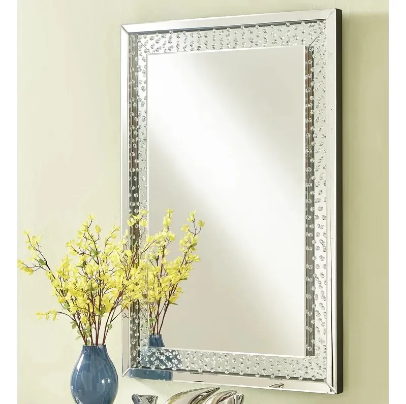 2021 Hot Selling Luxury Design Hot Sell Living Room Console Table Mirrored Hallway Table Mirror Set for Home Hotel
