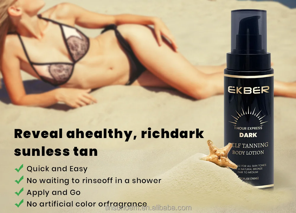 Customize Logo Tanning Lotion For Tanning Beds Organic Herbal Gold