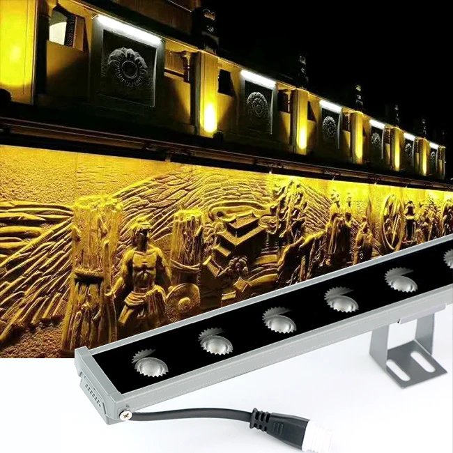 thumbnail image 2 of 18W Low Voltage LED Wall Washer Lights - 40 Inch In-Ground Landscape Lighting 5000K Daylight 2 of 14