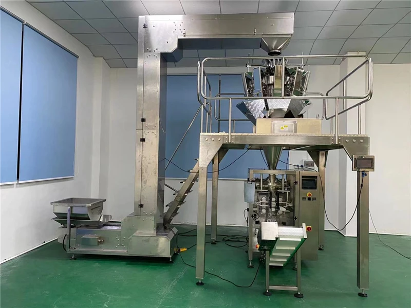 Jintian Pack Automatic Potato Chips Snacks Vertical Puff Tortilla Chips Packing Nitrogen Pouch Auto Nut Packing Machine