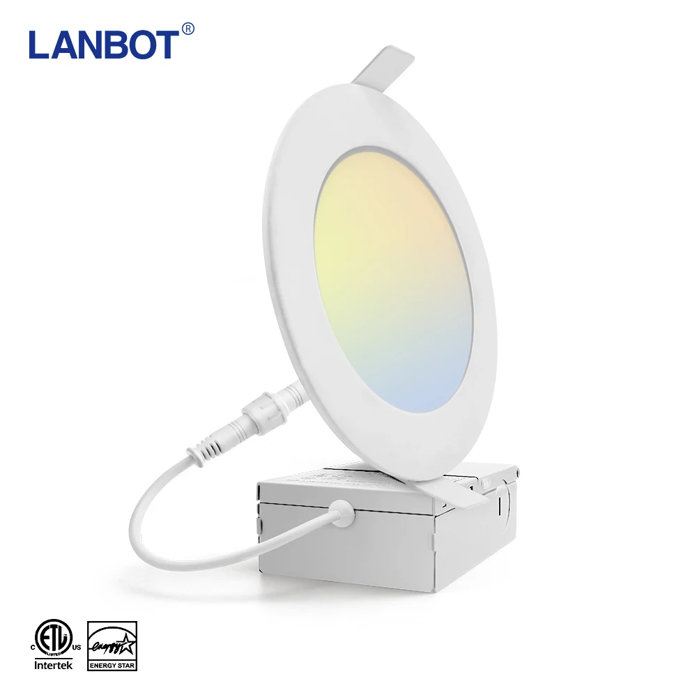 Zhong Shan Lanbot 4 Inch Slim ETL LED Panel Light pot light with Junction box