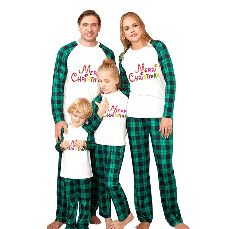2023 Oem Personalized Design Family Xmas Sleepwear Pjs Sublimation ...