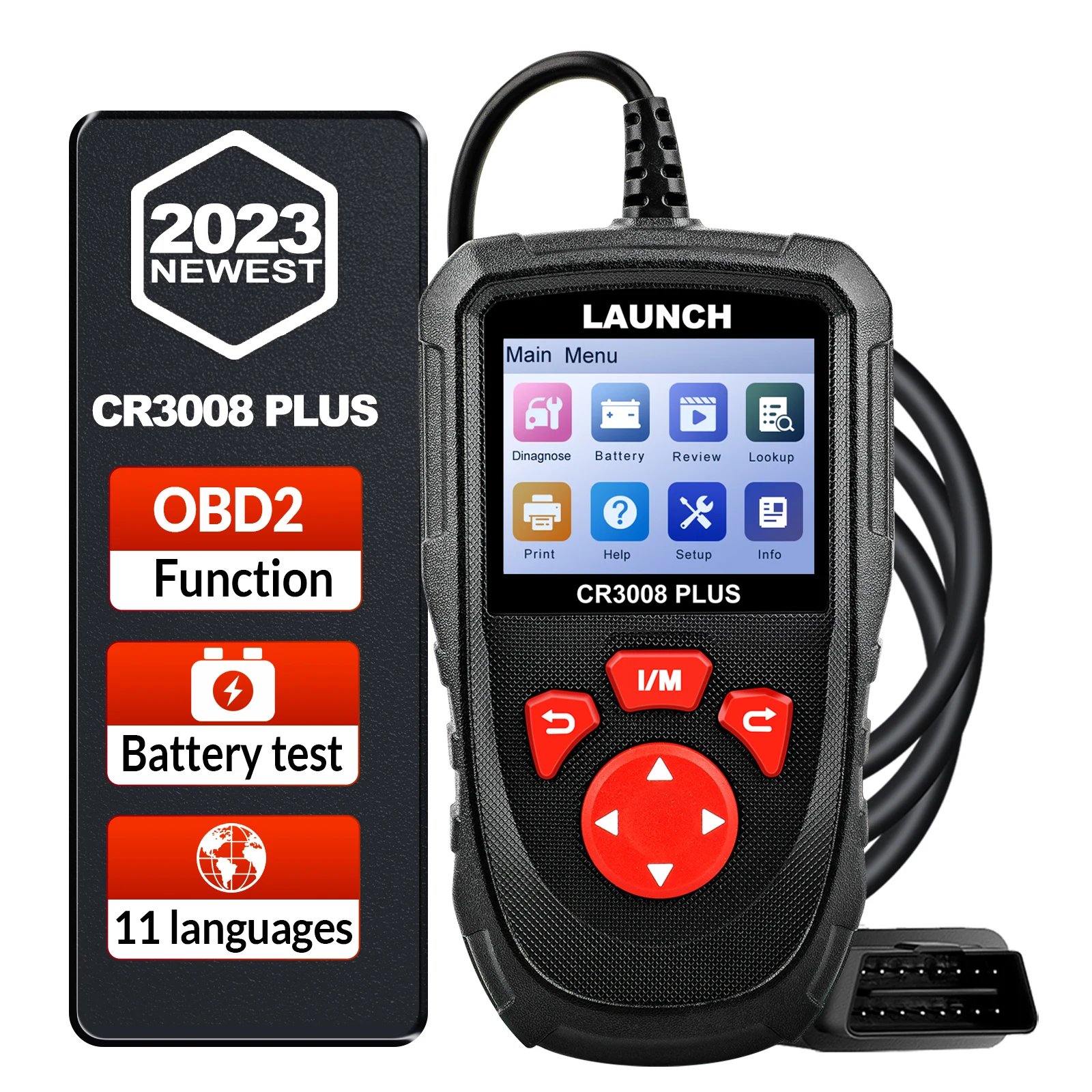 Avviare il lettore di codici dello strumento diagnostico per auto OBD dello  scanner per veicoli Cr3008 Lettore codici motore OBDII OBD scanner Odb2 -  Cina Creader 3008, Cr3008