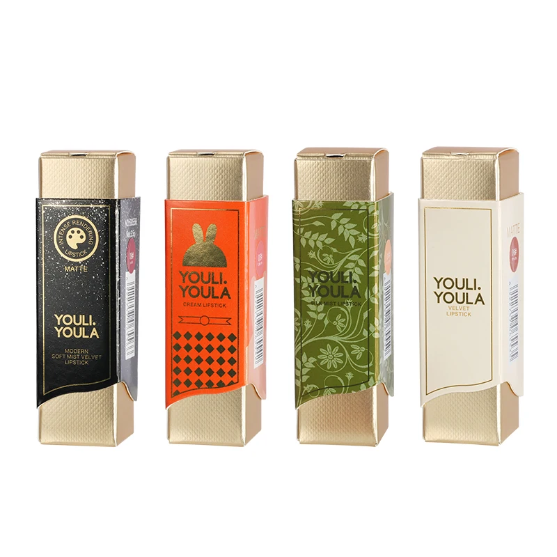 Free Sample Natural Beauty Top Lady Lipstick Water Proof Lightweight Soft Cruelty Free Hot Sales 10 Colors