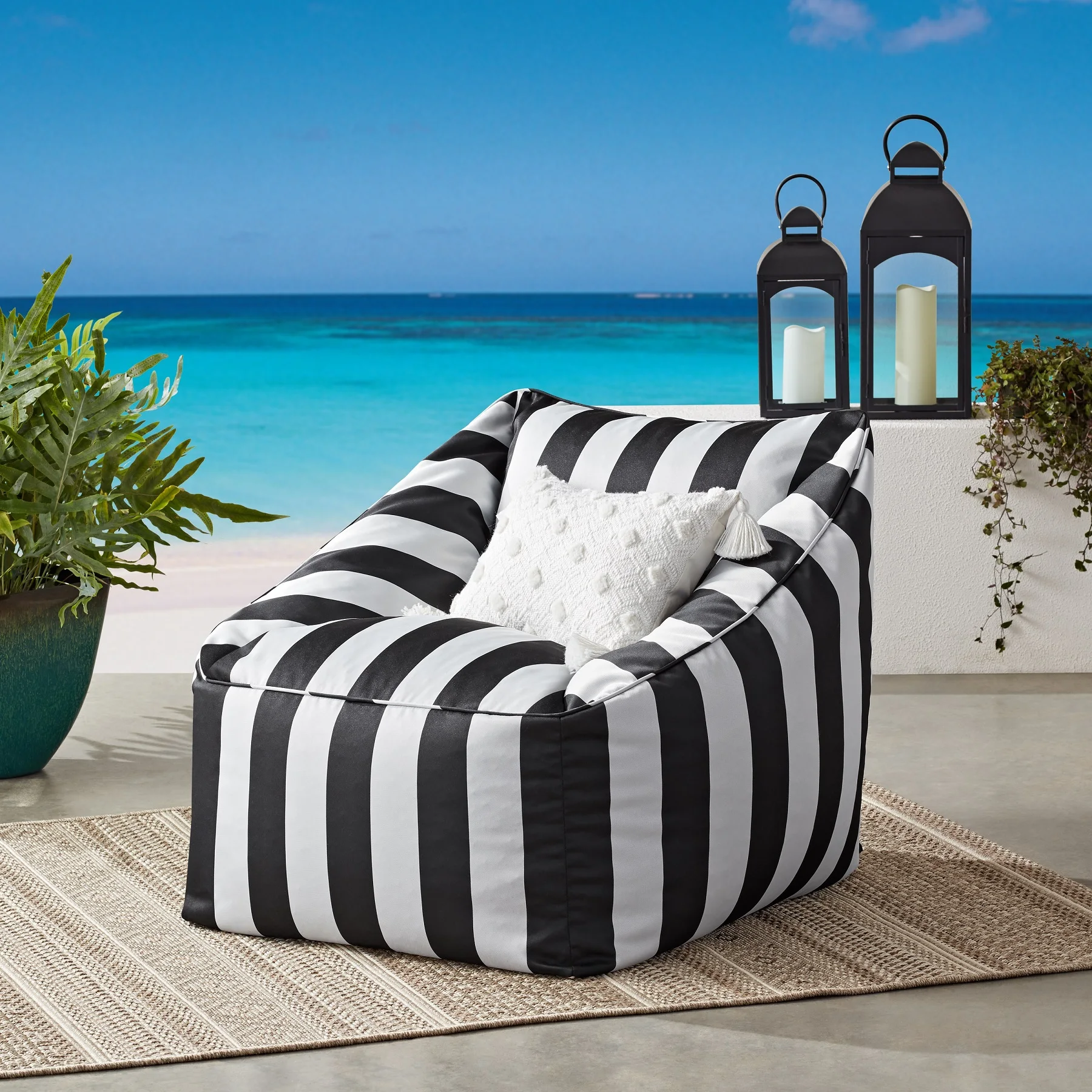 27 X 35 X 27 Better Homes Gardens Dream Bean Patio Bean Bag Chair