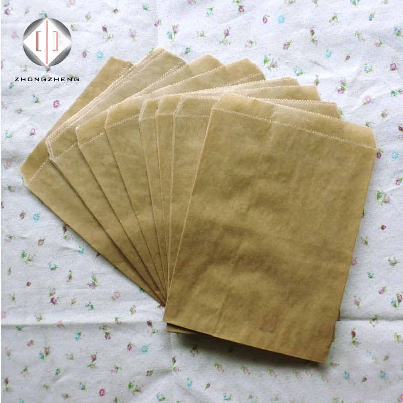 Buy Wholesale China Bioecycle Small Plain Wax Paper Bag/greaseproof Paper  Bag For Oil Food & High Quality Craft Paper Bag at USD 0.03