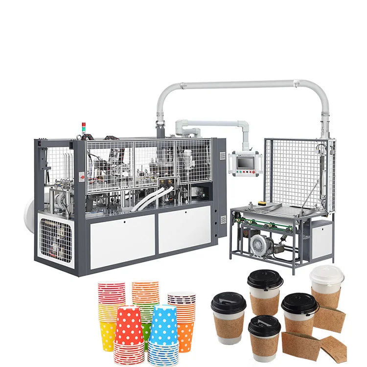 Automatic Disposable Coffee Paper Cardboard Cup Making Production Line Machine for Hot Cold Drink