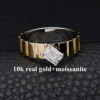 Oro vero 10k + moissanite