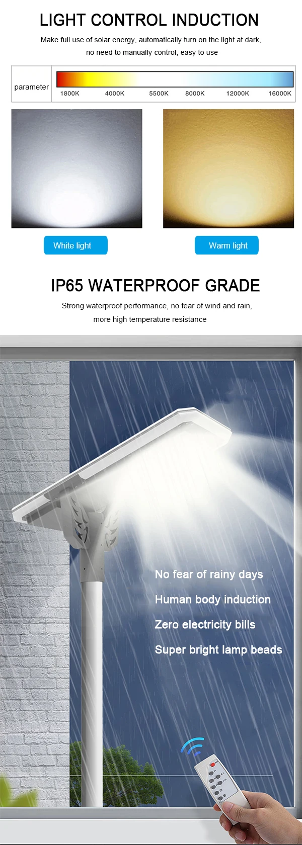 Energy Saving IP65 Waterproof Integrated All in One Solar Streetlight Outdoor 60W 100W 150W 200W 250W Solar Led Street light