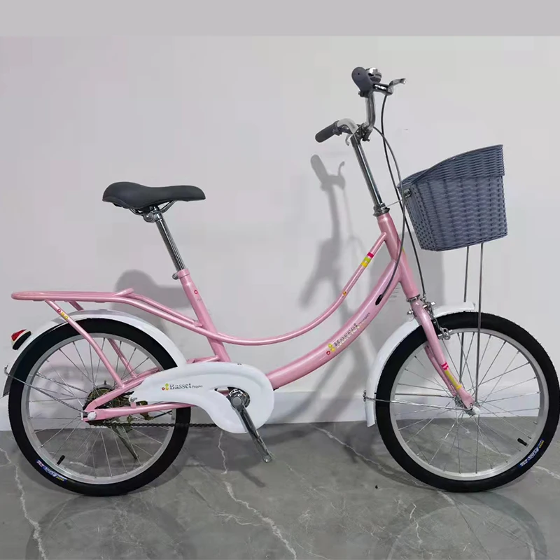 New Design Model Adult Folded Color Tire Size 22 24 28 Inch Wheelset Bicycle with Basket for Women Lady Girls Sri Lanka Kenya