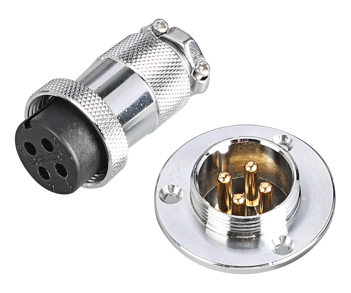 Aviation Plug Socket DF25 Connector - Jiancha Silver Plated Copper