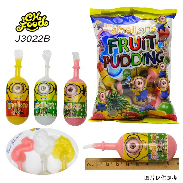 Custom Mix Fruit Flavor Small Jelly Pudding Bag Packing Wholesale Sweet Snack Food for Kids
