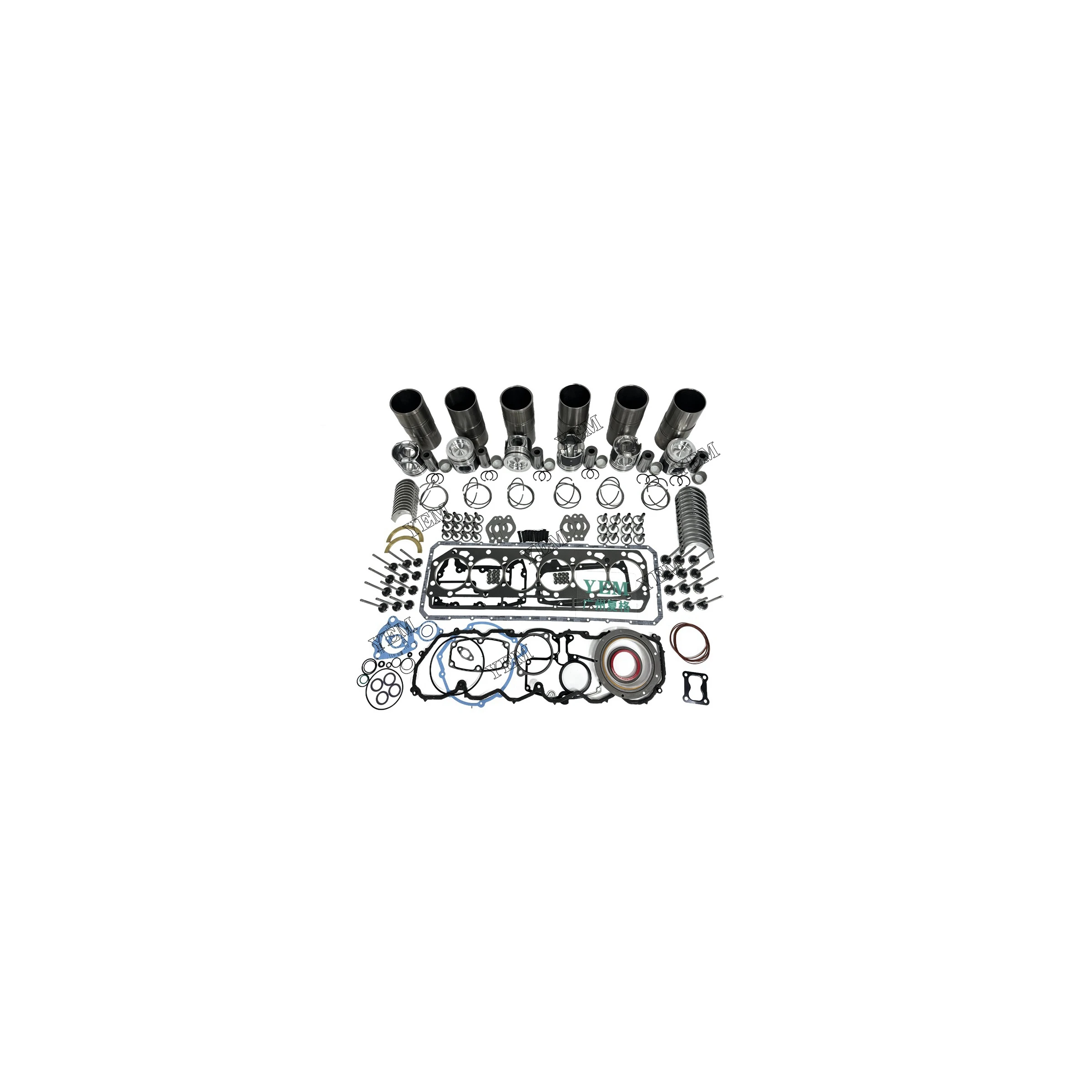 C9.3 Rebuild Repair Kit With Valve Bearings Cylinder Liner Piston Rings Full Gasket Kit 357-0447 for Caterpillar Engine Parts