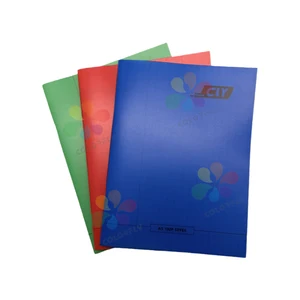 Custom Design A5 Size Plastic School  Notebook Good Price 100/200pages Three Colors French Line Exercise Book