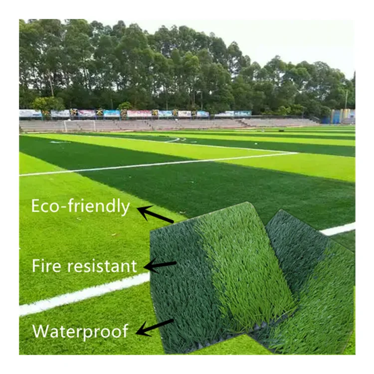 Engros PE materiale værfasthet kunstgress gress kunstig fotballbane kunst plen syntetisk gress