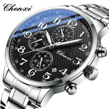 CHENXI 947 Men's Watch - Fashion Stainless Steel Sport Chronograph