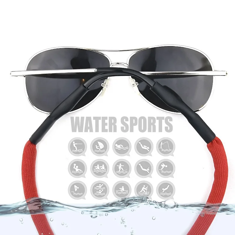 Wholesale Adjustable Sports Neck Strap Foam Cord Surfing Fishing Water  Eyeglass Rope Retainer Glasses Floating Sunglass Strap