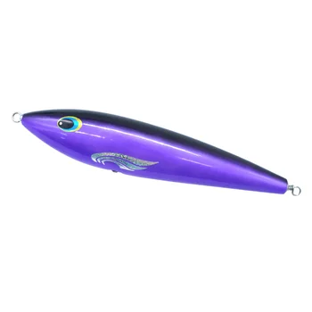 CHEERY 120g Printed Wooden Fish Resin Minnow Pencil Hard Bait Saltwater Fishing Lure for Trout Pike River Lake Stream – Minnow – view 2