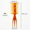 triangular comb transparent amber (OPP)