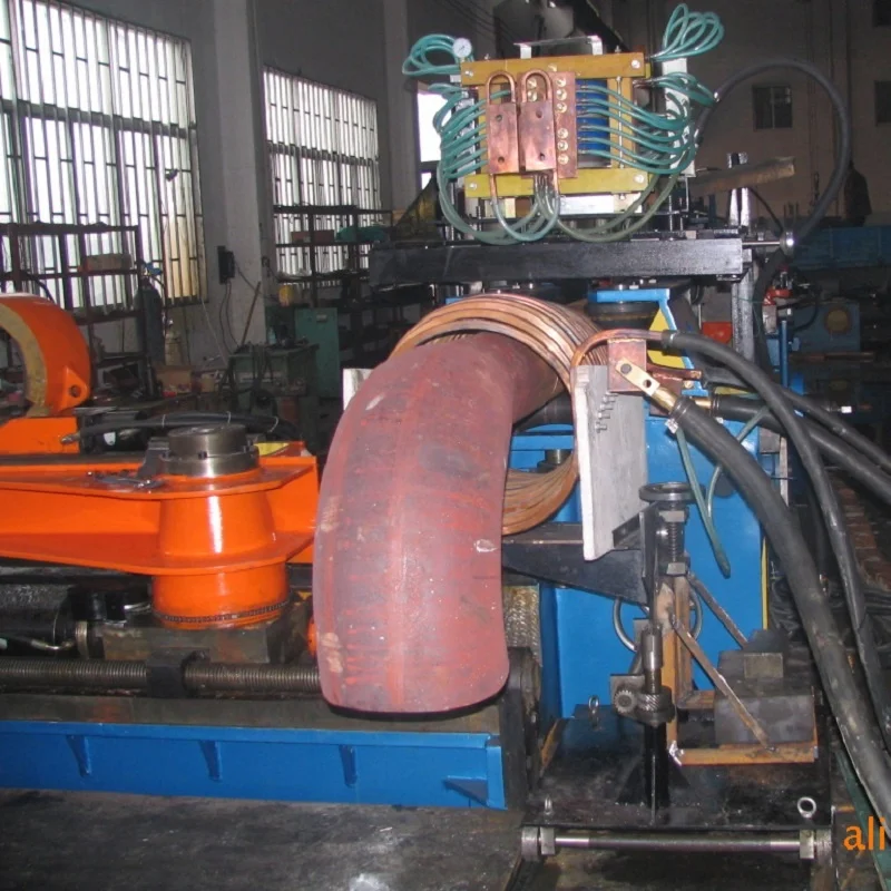 Hot Elbow Forming Machine With Heating Unit Mandrel Heating Forming Hydraulic Elbow Machine