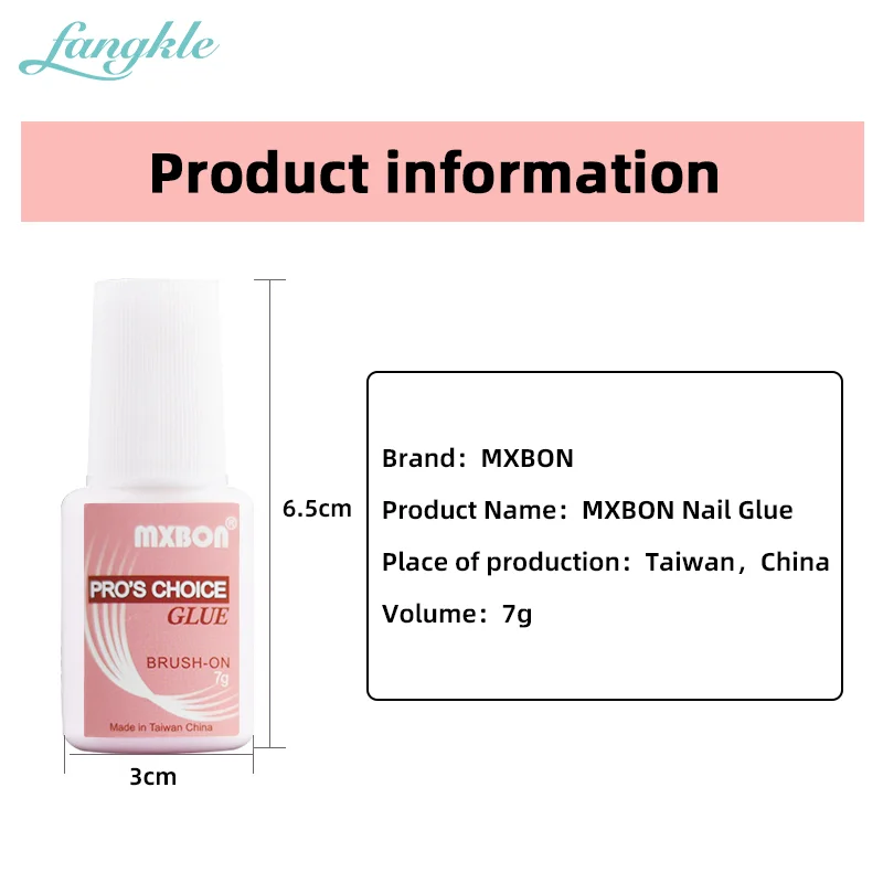 Wholesale Mxbon Nail Glue 7g Nail Tips Glue None Toxic Powerful Glue