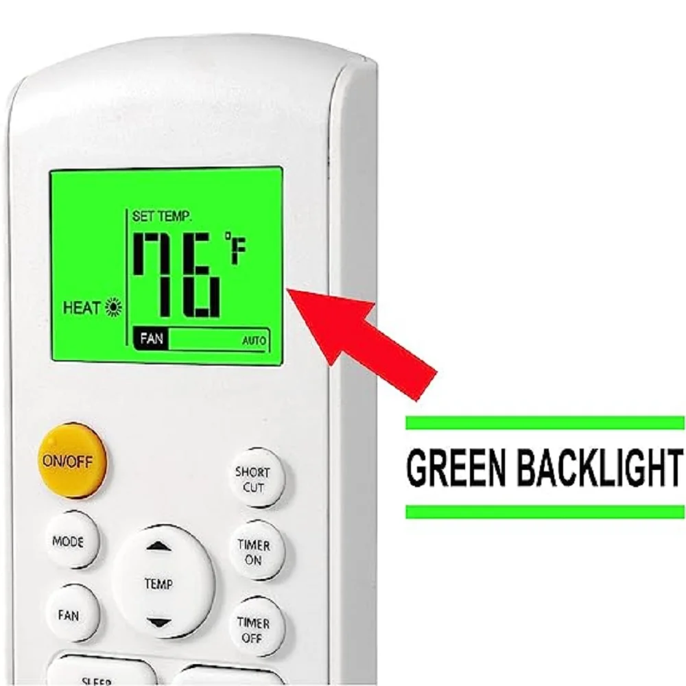 Télécommande De Rechange Pour Climatiseur Midea MRcool FRIMEC - Compatible Modèles RG57A6/BGEF, RG57B/BGE, Etc.