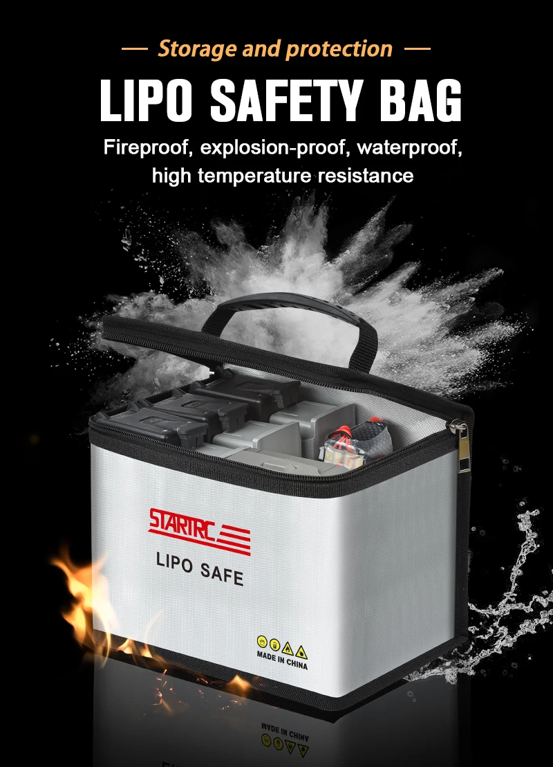 Batterie Bag STARTRC Fireproof Waterproof Lipo Safety Bag für RC Drone /Car