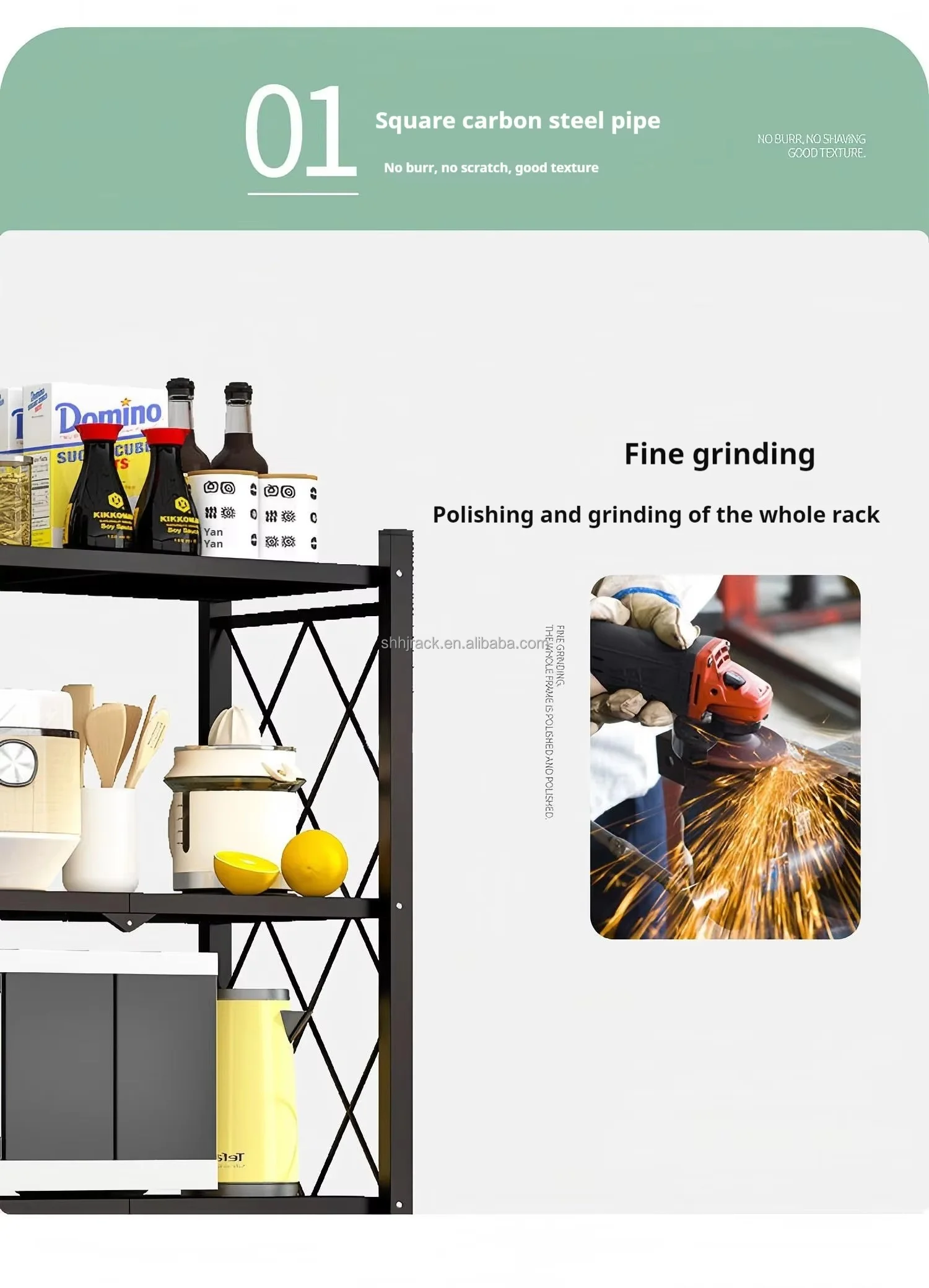 Shelf Rack Design Sample Folding Shelf Rack Design Folding Layers Shelf Able to Movable Kitchen ...