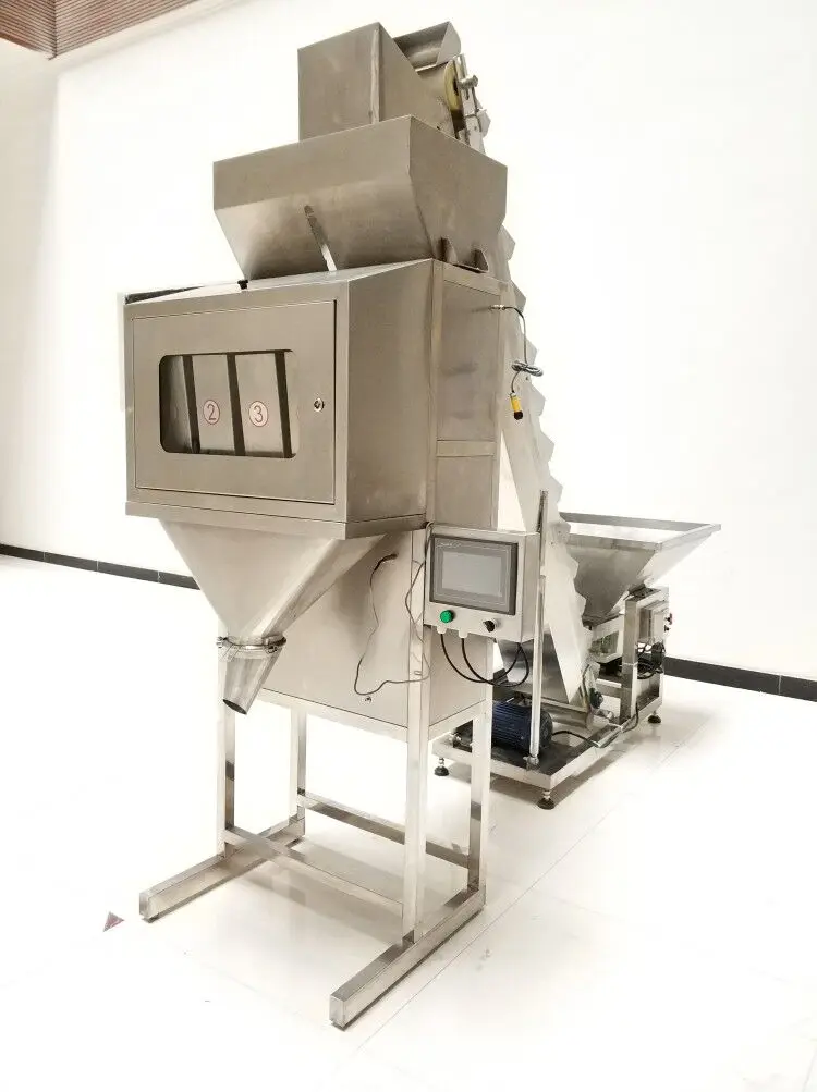 4 Linear Linear Weigher Packing Machine 5000g Coffee Linear Head Weigher Packing Machine
