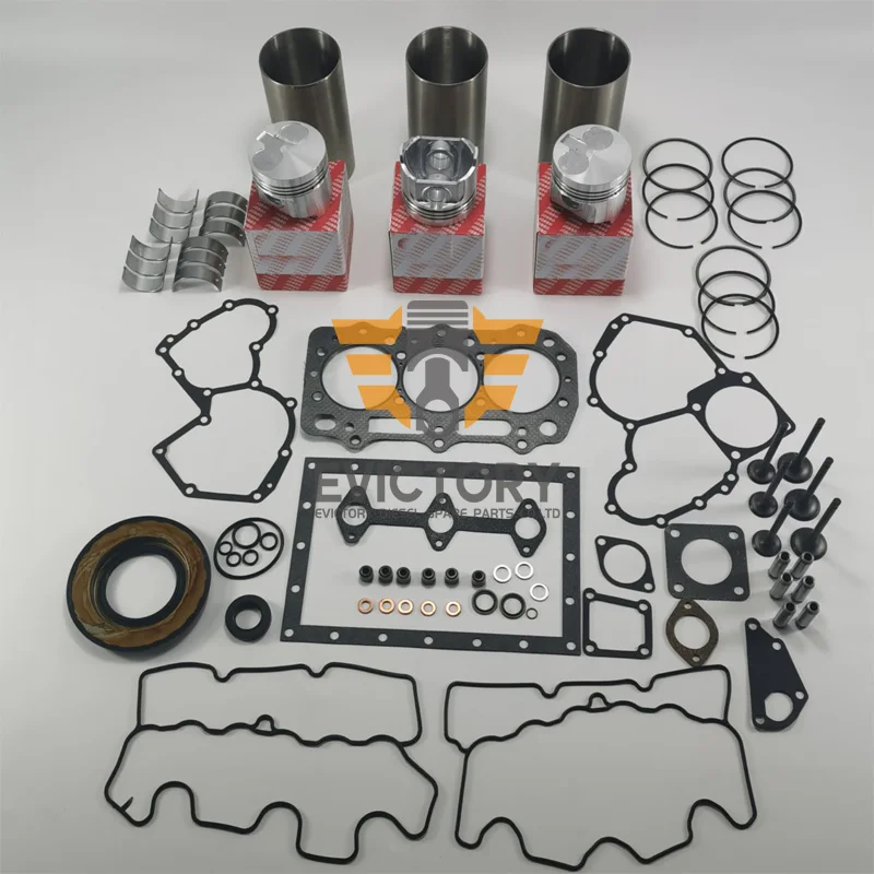 For Caterpillar Cat 3013c Overhaul Kit Piston Ring Full Gasket Set Cylinder Liner Sleeve Kit 