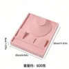 Pink Velvet Multipurpose Jewelry Stand