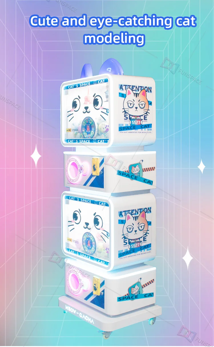 Funspace Shopping Mall Coin Operated Arcade Prize Capsule Toys Twist ...